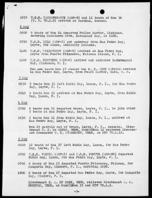 COM MTB RON's, 7th FLEET > War Diary, 5/1-31/45