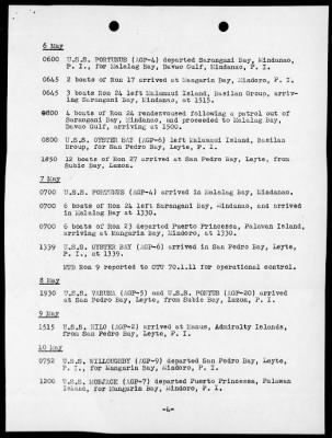 COM MTB RON's, 7th FLEET > War Diary, 5/1-31/45