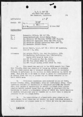 USS LST-751 > Report of operations in the assault landings the Brunei Bay Area, Borneo, 6/10-12/45