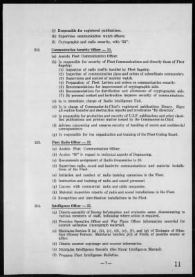 CINPAC > Instructions for Staff of The Commander-in-Chief, U S Pacific Fleet, 1941