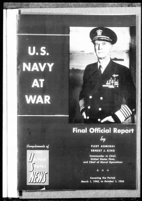FLEET ADM ERNEST J KING, USN > Final official report covering combat operations for the period March 1, 1945 to October 1,1945