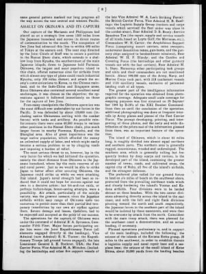 FLEET ADM ERNEST J KING, USN > Final official report covering combat operations for the period March 1, 1945 to October 1,1945