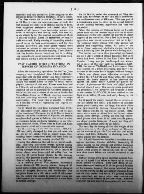 FLEET ADM ERNEST J KING, USN > Final official report covering combat operations for the period March 1, 1945 to October 1,1945