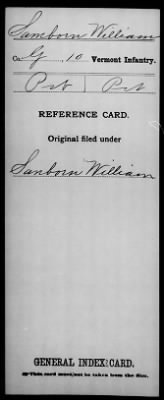 William > Samborn, William (Pvt)
