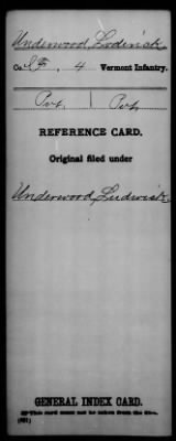 Luderick > Underwood, Luderick (Pvt)