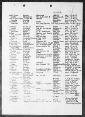 Camp Records - Prisoner Lists > Post-War Prisoner List (A, C-G)