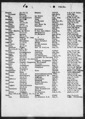 Camp Records - Prisoner Lists > Post-War Prisoner List (A, C-G)