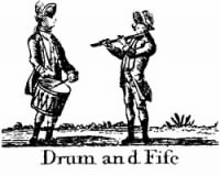 American Revolution Fifer and Drummer