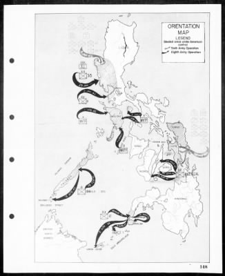 ARMY, 8th > Rep of operations in the invasions & occupation of the Philippines, 1/29/45-8/20/45