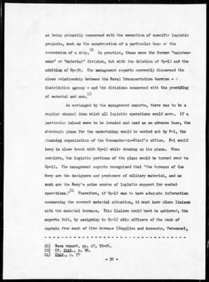 Thumbnail for OFFICE OF NAVAL OPERATIONS > Adm History of the Office of the Assistant Chief of Naval Operations for Material (Op 05) & the Progress Section (Op 05G) - The control of naval logistics