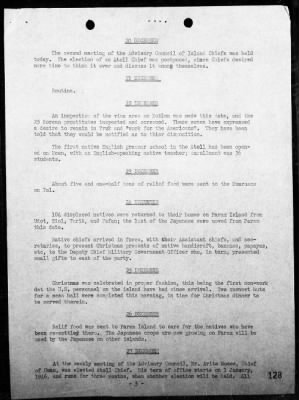 Thumbnail for OCCUPATION FORCES , TRUK & CENTRAL CAROLINES HEADQUARTERS > War Diary, 9/2/45 - 12/31/45