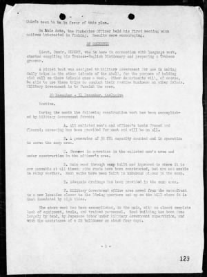 Thumbnail for OCCUPATION FORCES , TRUK & CENTRAL CAROLINES HEADQUARTERS > War Diary, 9/2/45 - 12/31/45