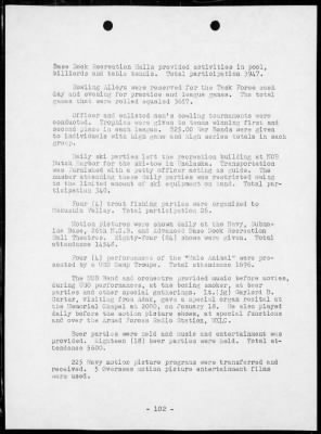 NOB, DUTCH HARBOR, ALASKA > War Diary, 9/10/41 to 12/31/45