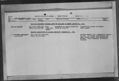 Thumbnail for ADMIRALTY WAR DIARIES > Operational Intelligence Centre Daily Reports on German Movements and German Preparations for Invasion of UK, 7/30/40 to 6/30/1942; Shipping Casualties, 9/1/43 to 12/31/43; Warships Damaged or Sunk, 9/2/39 to 1/25/44