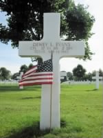 Grave Site of Corporal Dewey L. Evans