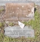 John Nelson Sketoe gravestone