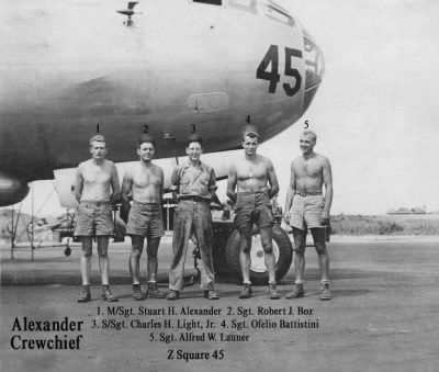 883rd Ground Crews > Z Square 45 - No Aircraft Name