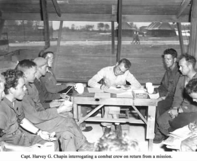 883rd Other > Captain Chapin Debriefing Air Crew