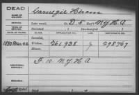 Hiram Carnegie Civil War Pension Record