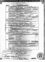 Harland Frederick Ormsbee Death Certificate