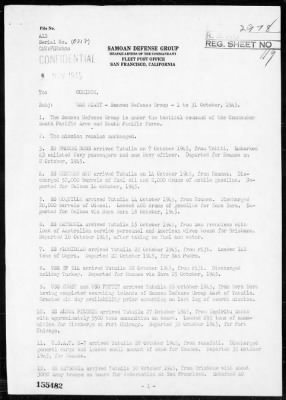 COM SAMOAN DEFENSE GR > War Diary, 10/1-31/45