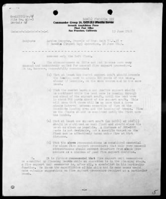 COM LST FLOT 15 > Forwarding action reports on operations in support of the assault landings in the Brunei Bay Area, Borneo, 6/7-12/45