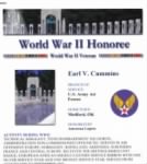 World War II Honoree