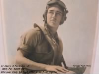 AAC Lt Harry Partridge, Jr. KIA over Italy in his P-47 FIGHTER