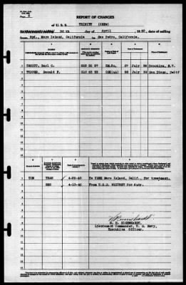 Trinity (AO-13) > 1940