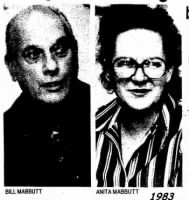 Bill and Anita Mabbutt, 1983