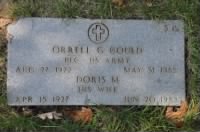 Orrell George Gould and Doris Maxine Douthit gravemarker, Quantico National Cemetery