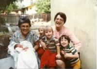 Grandma Duncan Holding Sammy with Steph, Twins, Chris 070582.jpg