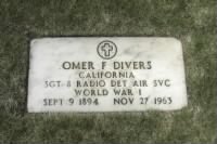 Sgt Omer Ferguson Divers Marker