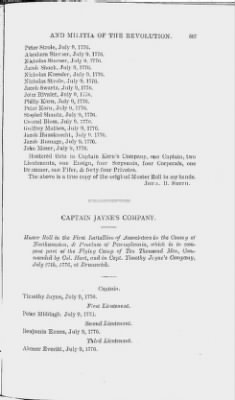 Volume XIV > Muster Rolls and Papers Relating to the Associators and Militia of the County of Northampton.