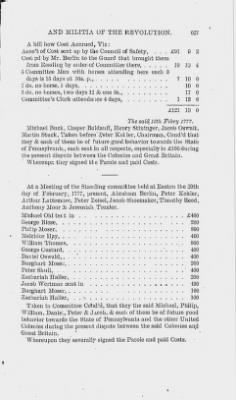 Volume XIV > Muster Rolls and Papers Relating to the Associators and Militia of the County of Northampton.