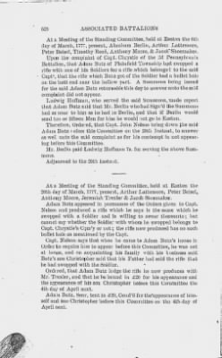 Volume XIV > Muster Rolls and Papers Relating to the Associators and Militia of the County of Northampton.