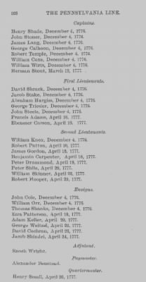 Volume XV > Arrangement of the Pennsylvania Line 1777-1778-1780.