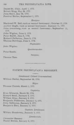 Volume XV > Arrangement of the Pennsylvania Line 1777-1778-1780.