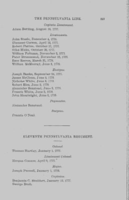 Volume XV > Arrangement of the Pennsylvania Line 1777-1778-1780.