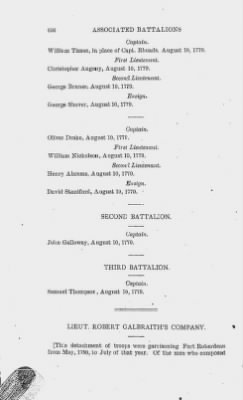 Volume XIV > Muster Rolls and Papers Relating to the Associators and Militia of the County of Bedford.