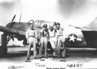 27 Fighter Group, P-40's, Lt Joseph Wisby with TODD and NELSON (Photo from Diego)
