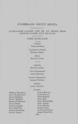 Volume XV > Miscellaneous Rolls of Associators, Militia and Flying Camp, 1776-1783.