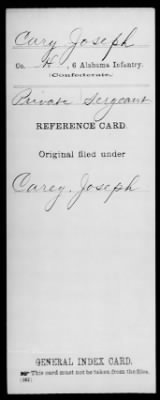 Cary, Joseph (Private) > Page 1