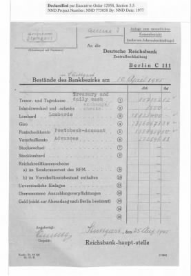 Balance Sheets of Land Control Banks, n.d.; 1944-1946