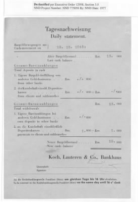 Balance Sheets of Land Control Banks, n.d.; 1944-1946