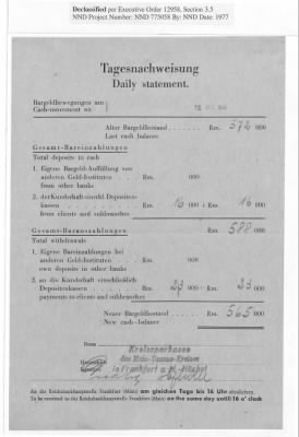 Balance Sheets of Land Control Banks, n.d.; 1944-1946