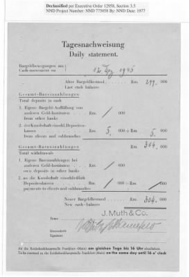 Balance Sheets of Land Control Banks, n.d.; 1944-1946