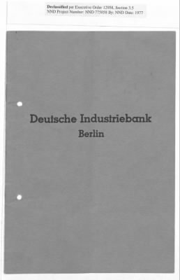 Aktiven der Deutschen Industriebank (Erlangen)