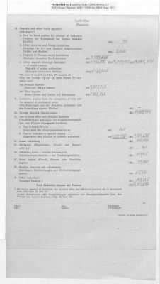 American Zone: Interim Balance Sheets for Banks, March 1947