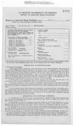 American Zone: Report of Selected Bank Statistics, March 1947